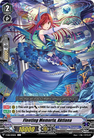 Fleeting Memoria, Aktiana (V-EB11/034EN) [Crystal Melody]