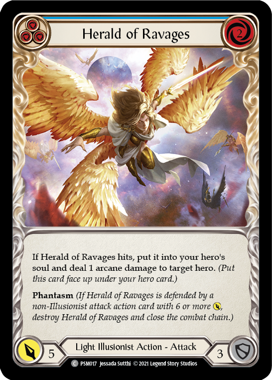 Herald of Ravages [PSM017] (Monarch Prism Blitz Deck)
