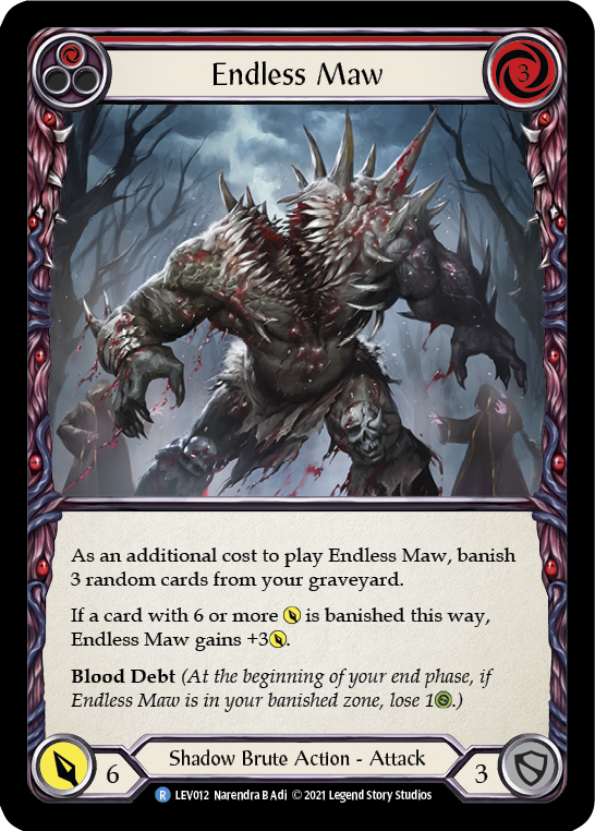 Endless Maw [LEV012] (Monarch Levia Blitz Deck)