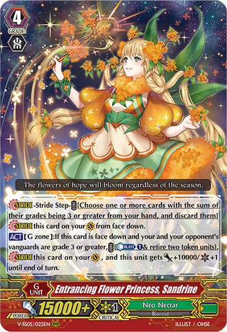 Entrancing Flower Princess, Sandrine (V-SS05/025EN) [Premium Collection 2020]