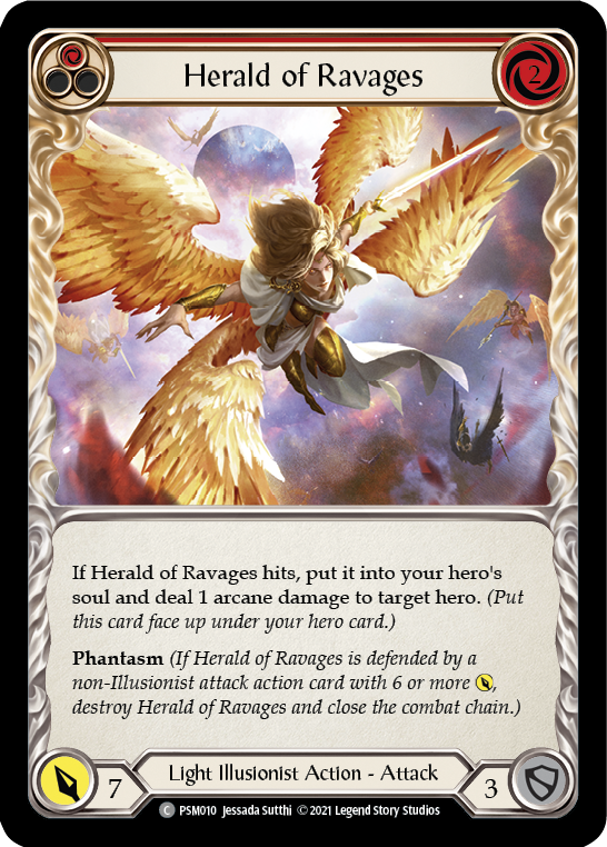 Herald of Ravages [PSM010] (Monarch Prism Blitz Deck)